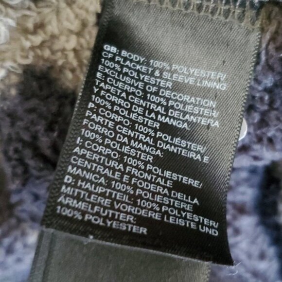 The North Face 0-3 Months Sherpa Camo Fleece Coat Jacket Camouflage Winter BABY - Picture 8 of 11